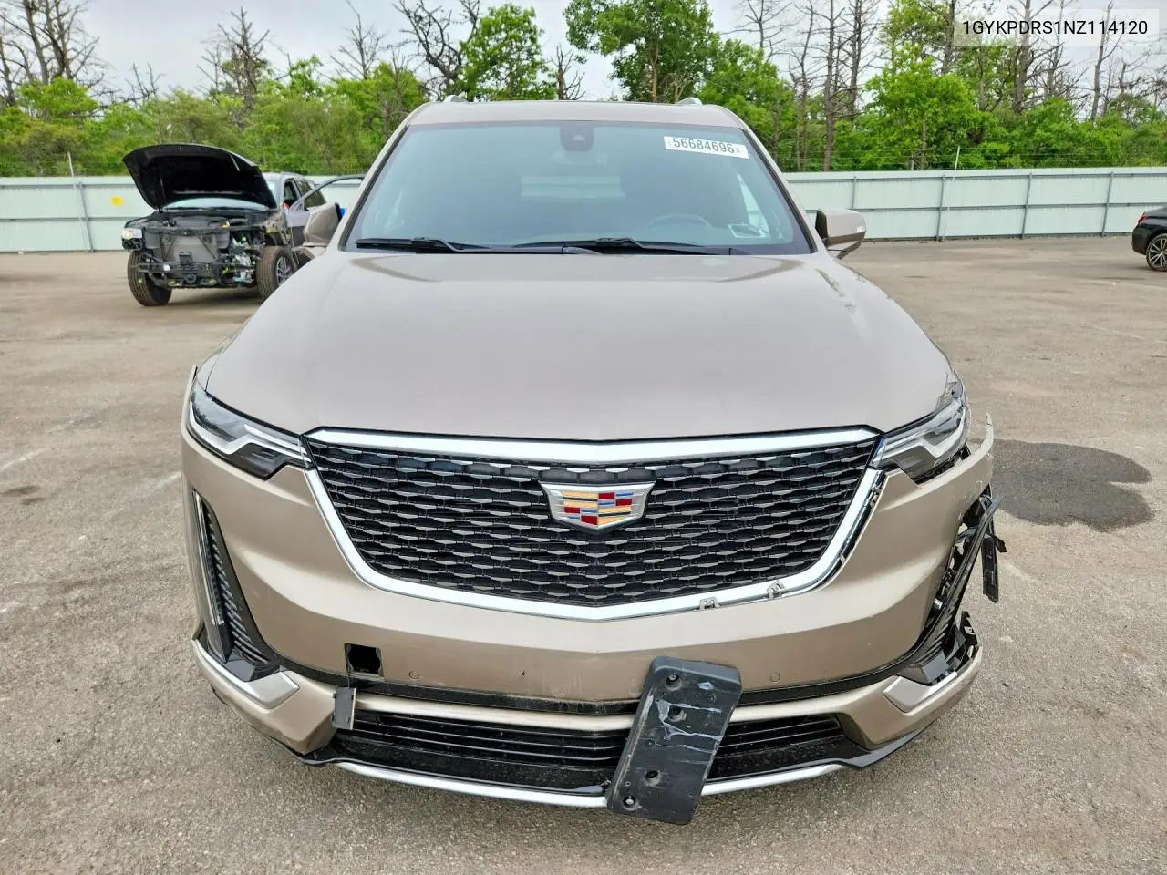 2022 Cadillac Xt6 Premium Luxury VIN: 1GYKPDRS1NZ114120 Lot: 56684696