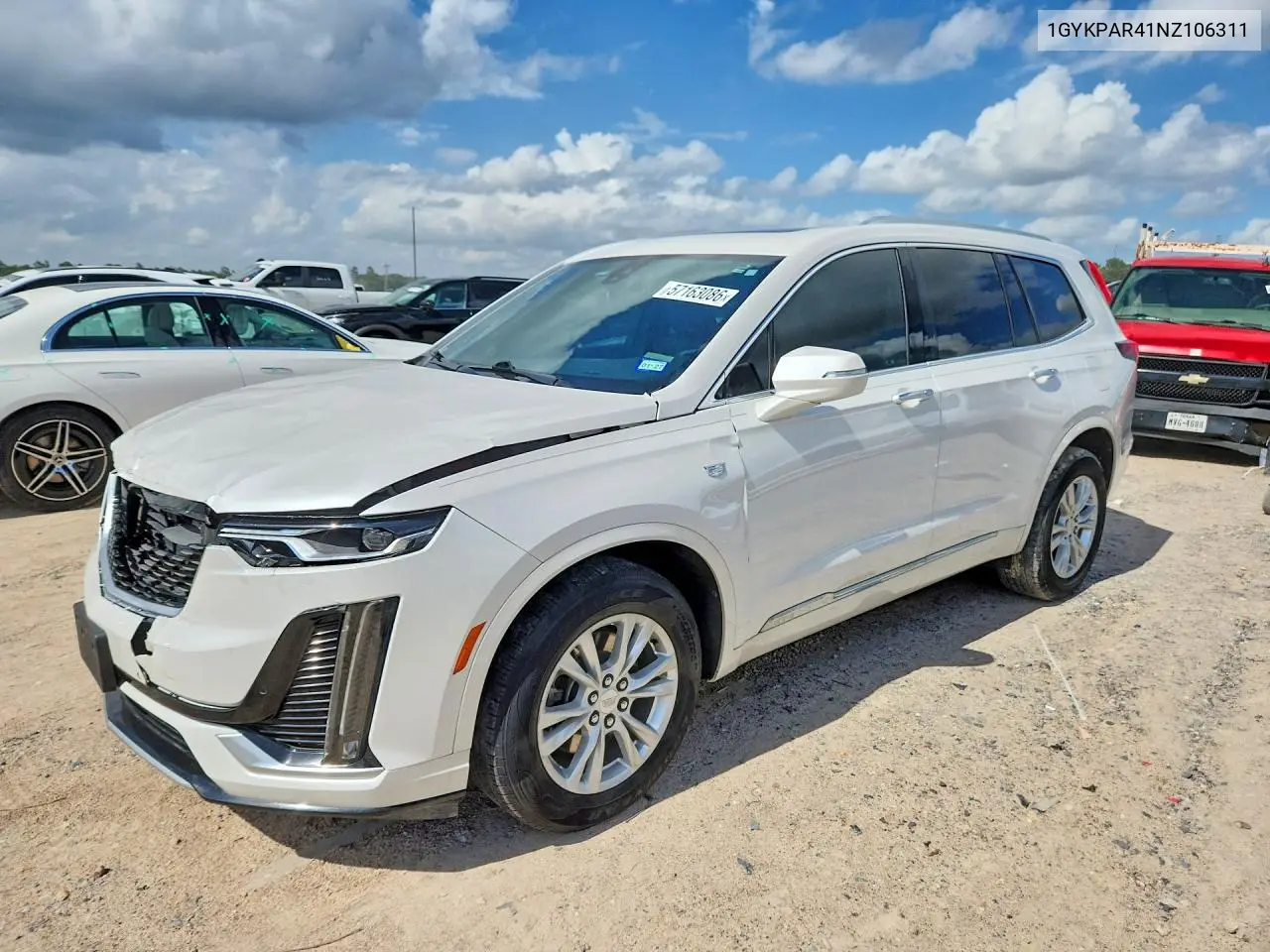 2022 Cadillac Xt6 Luxury VIN: 1GYKPAR41NZ106311 Lot: 57163086