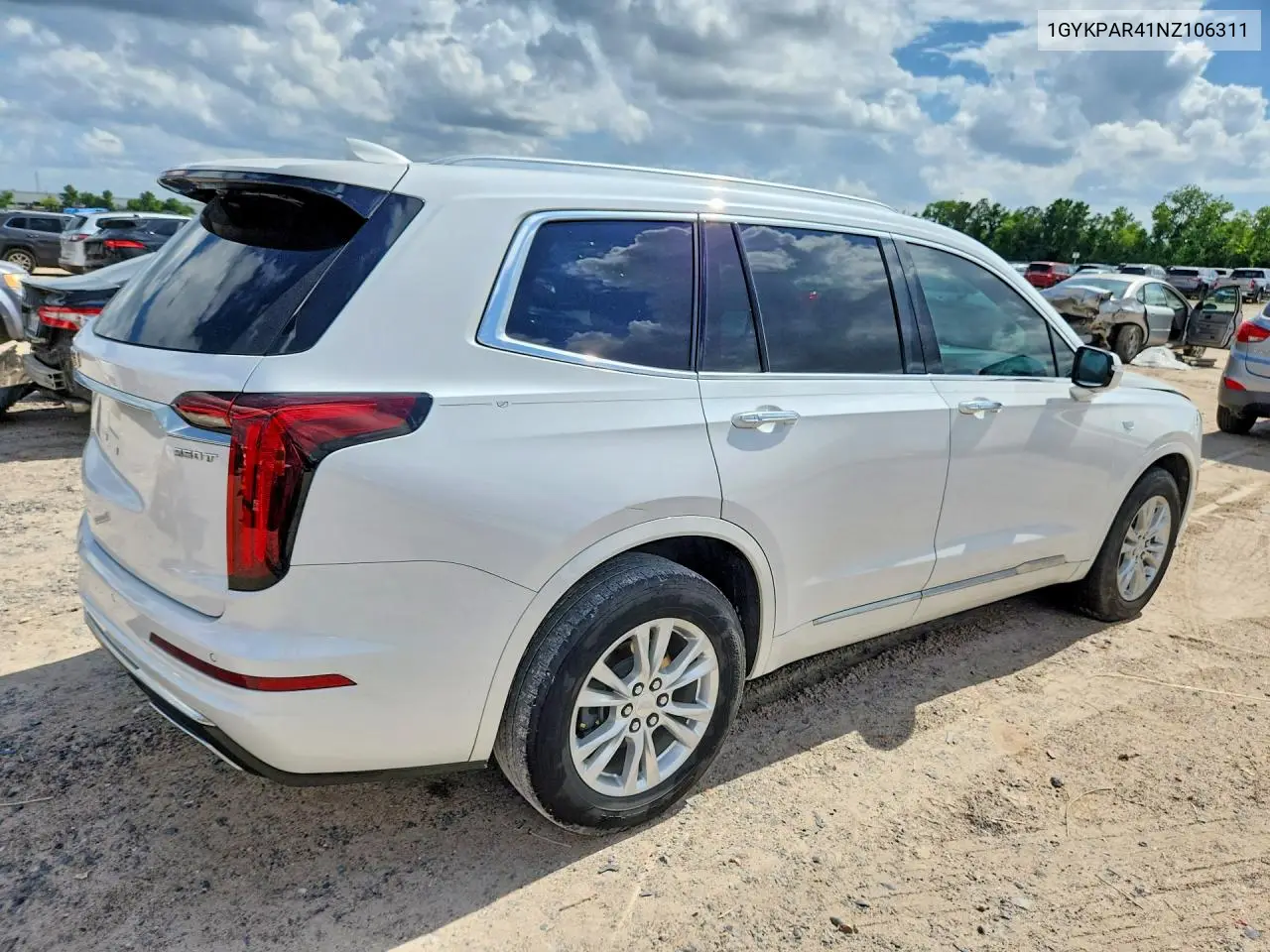 2022 Cadillac Xt6 Luxury VIN: 1GYKPAR41NZ106311 Lot: 57163086