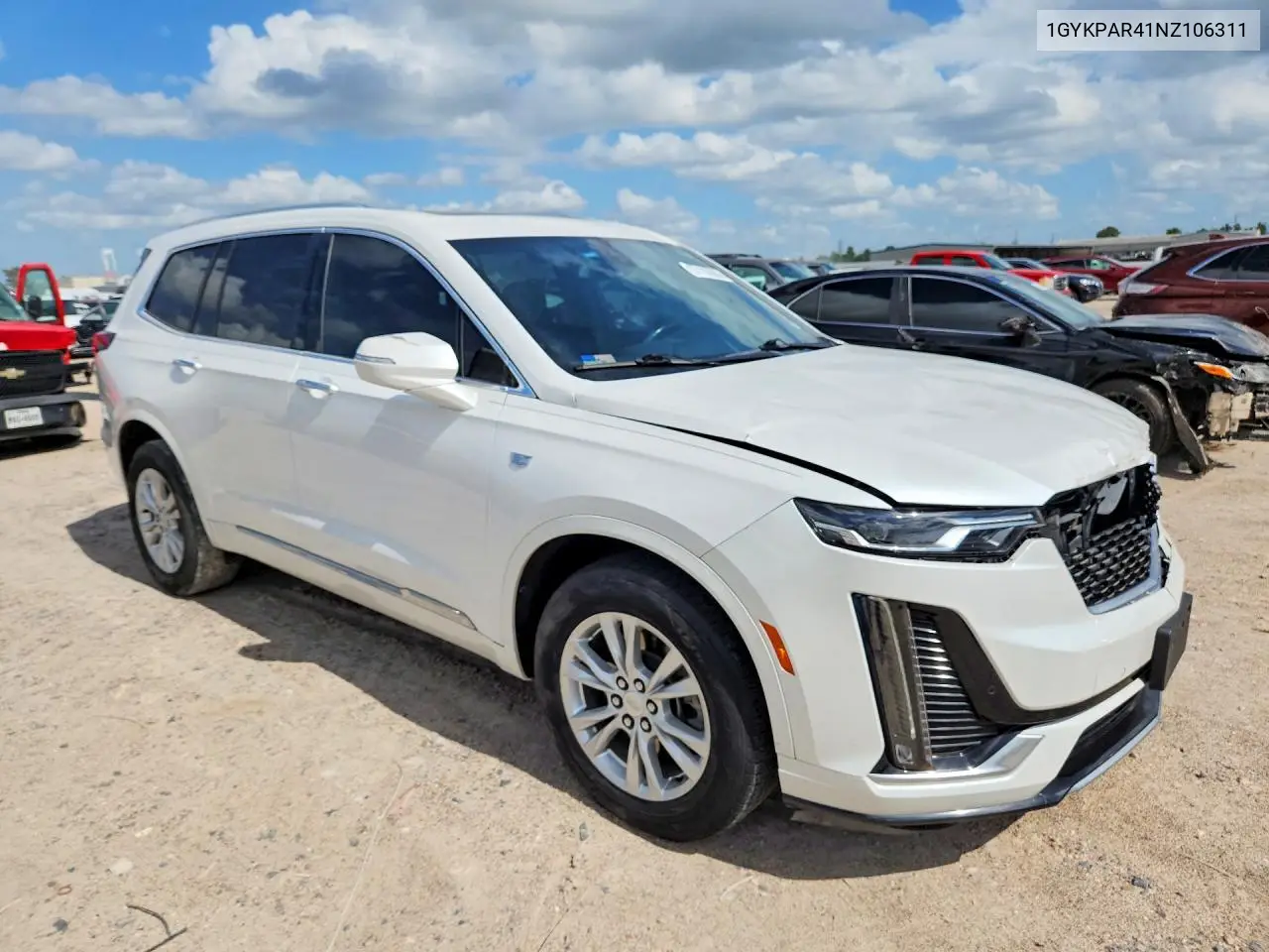 2022 Cadillac Xt6 Luxury VIN: 1GYKPAR41NZ106311 Lot: 57163086