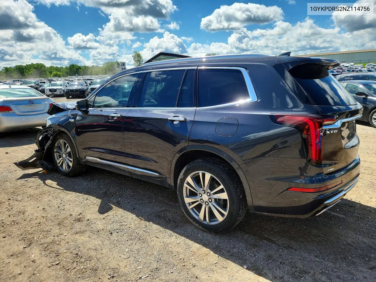 2022 Cadillac Xt6 Premium Luxury VIN: 1GYKPDRS2NZ114756 Lot: 57647436