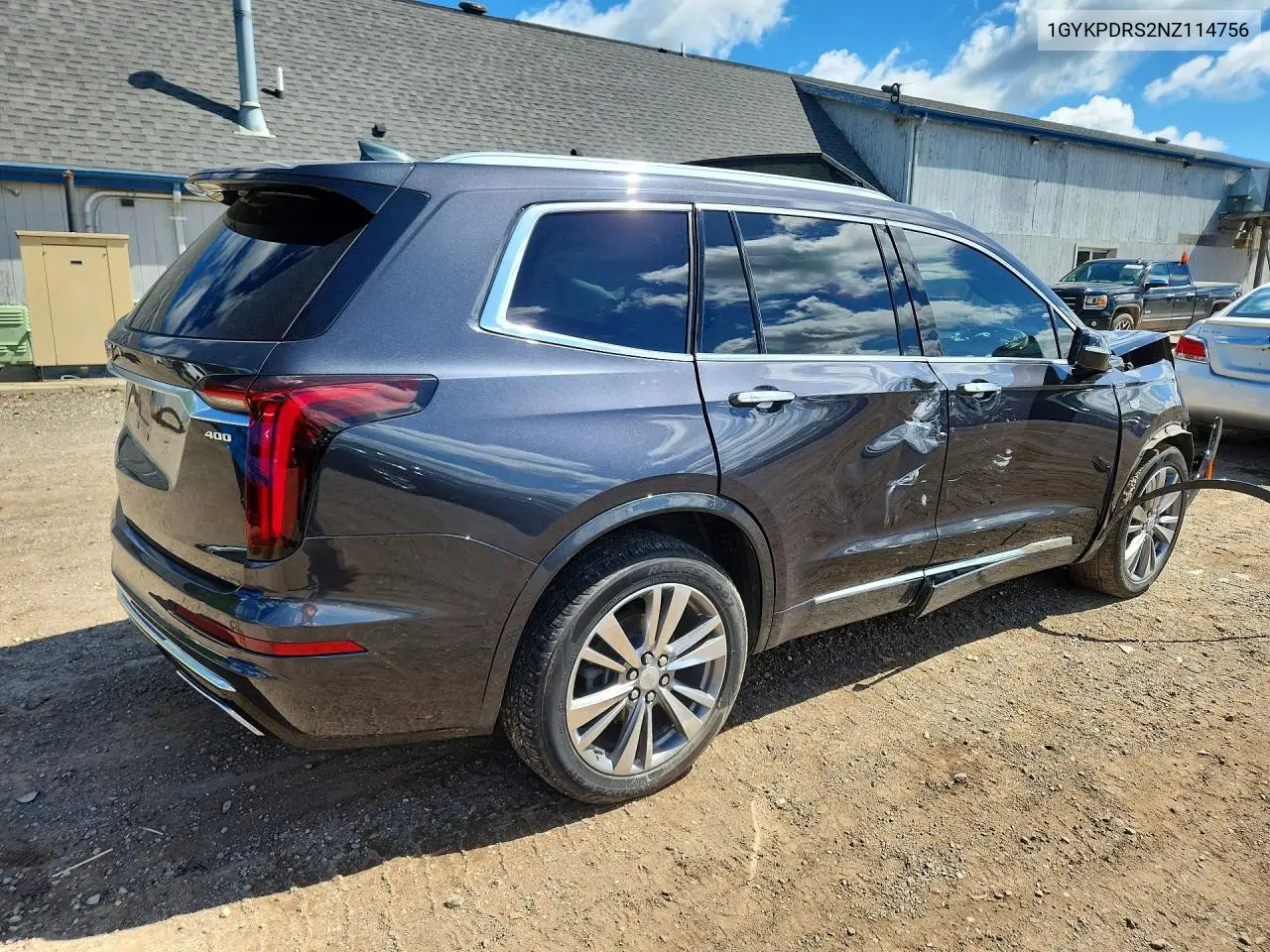 2022 Cadillac Xt6 Premium Luxury VIN: 1GYKPDRS2NZ114756 Lot: 57647436