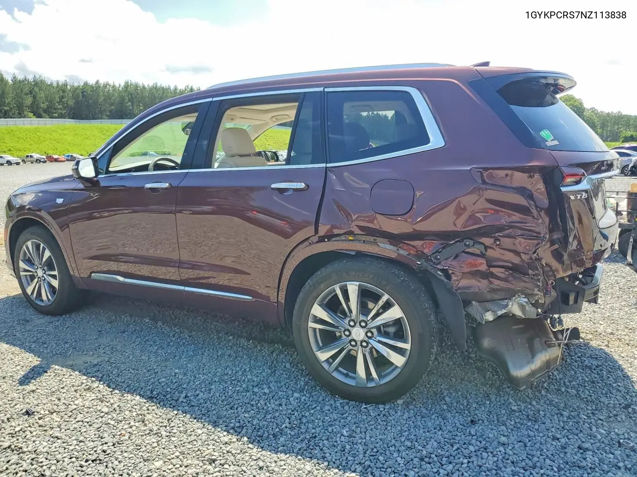 2022 Cadillac Xt6 Premium Luxury VIN: 1GYKPCRS7NZ113838 Lot: 58524686