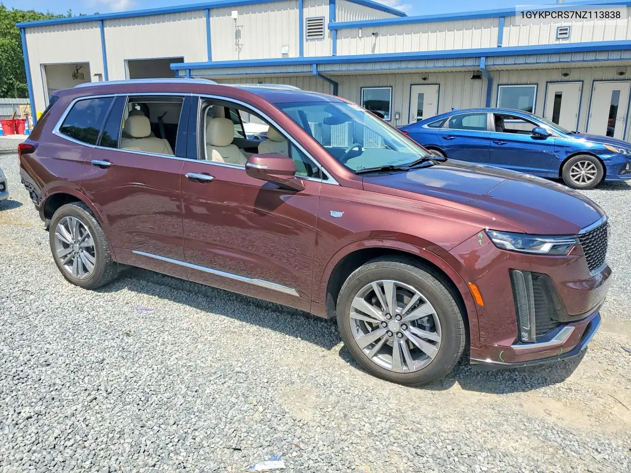 2022 Cadillac Xt6 Premium Luxury VIN: 1GYKPCRS7NZ113838 Lot: 58524686