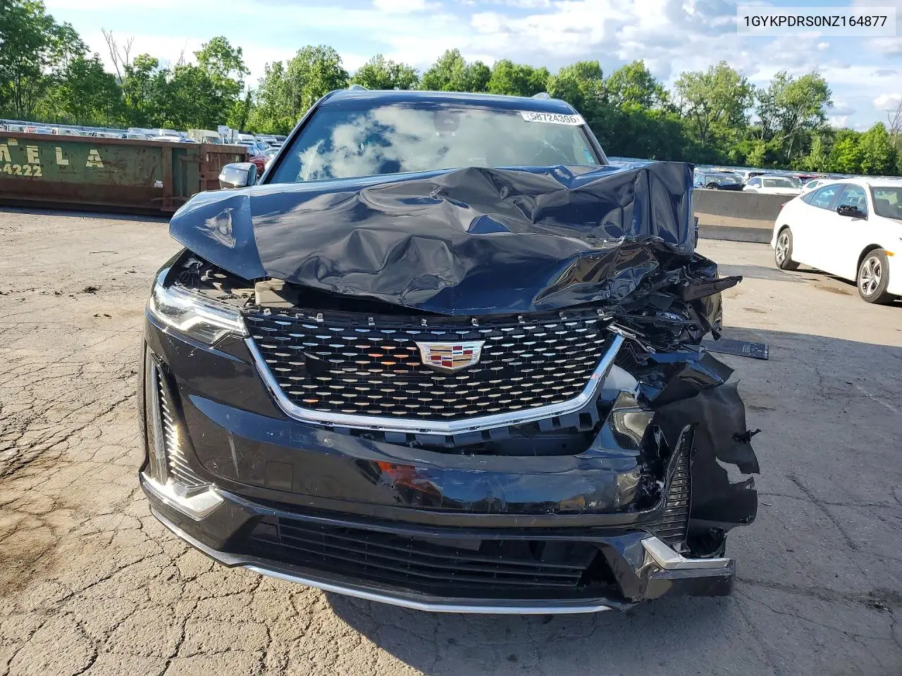 2022 Cadillac Xt6 Premium Luxury VIN: 1GYKPDRS0NZ164877 Lot: 58724396