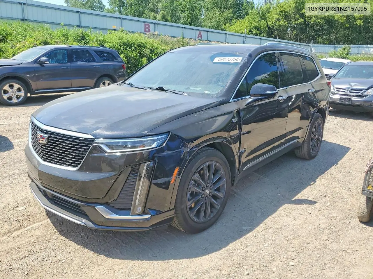 2022 Cadillac Xt6 Premium Luxury VIN: 1GYKPDRS1NZ157095 Lot: 60020756