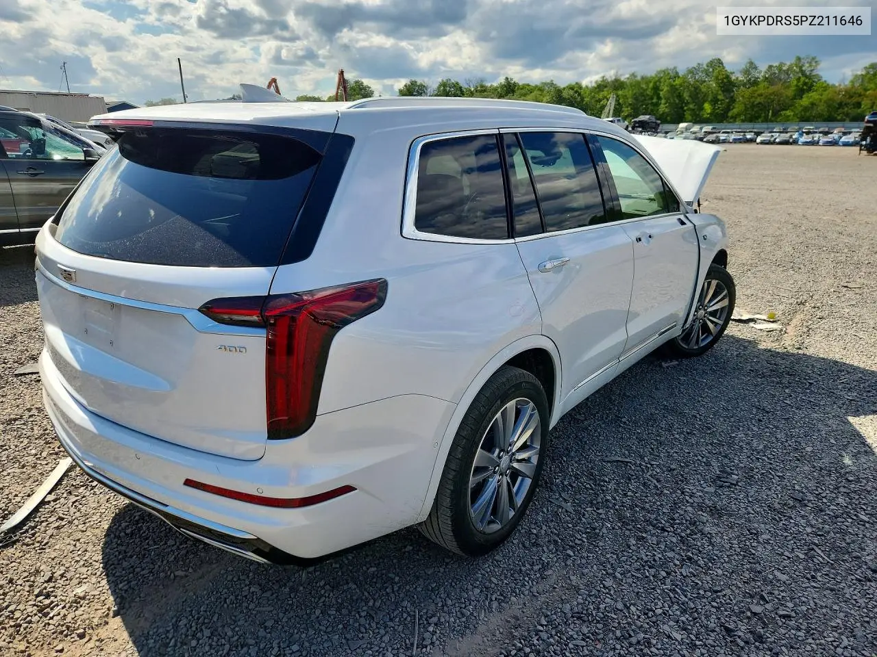 2023 Cadillac Xt6 Premium Luxury VIN: 1GYKPDRS5PZ211646 Lot: 55742186