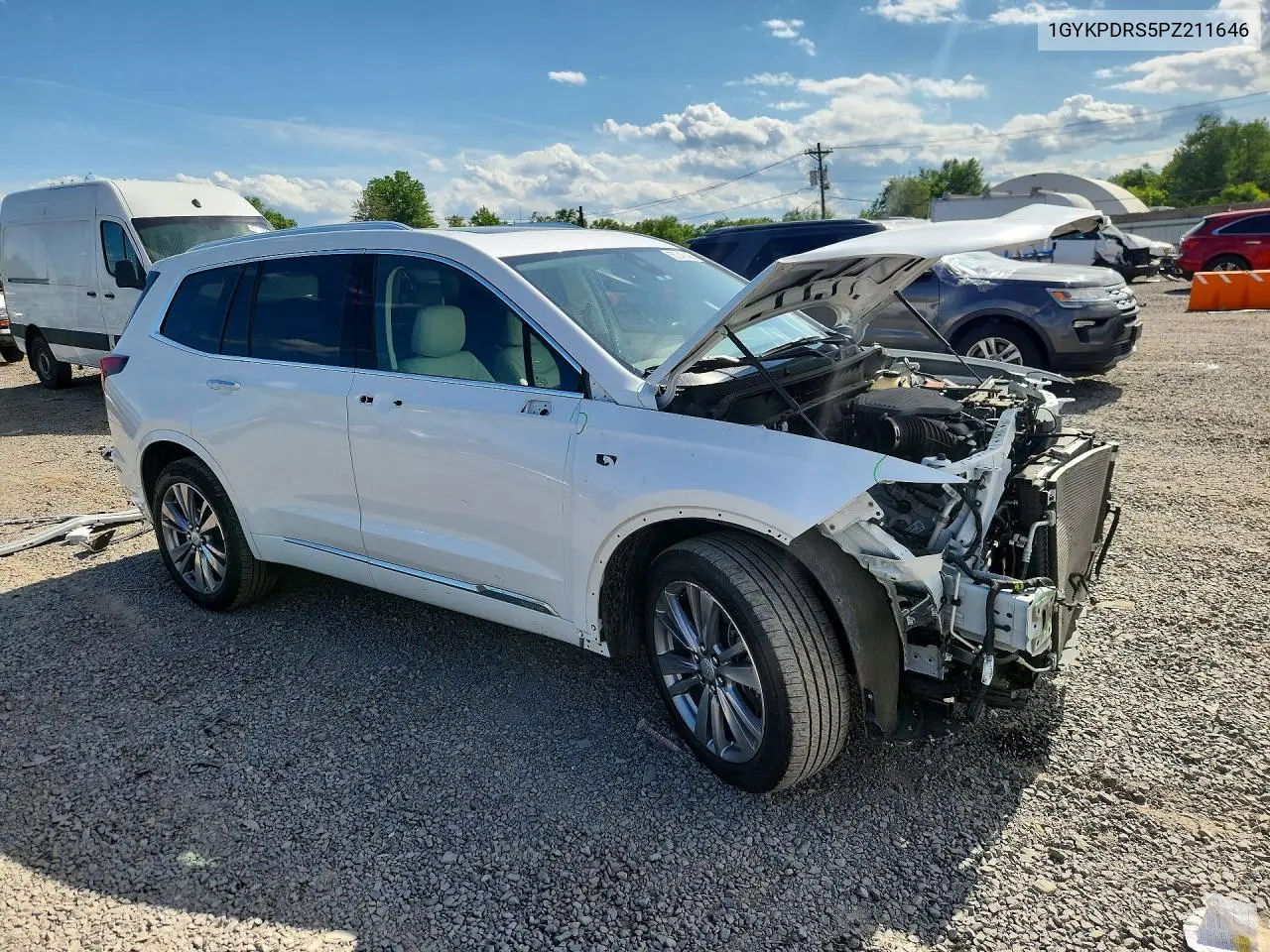 2023 Cadillac Xt6 Premium Luxury VIN: 1GYKPDRS5PZ211646 Lot: 55742186