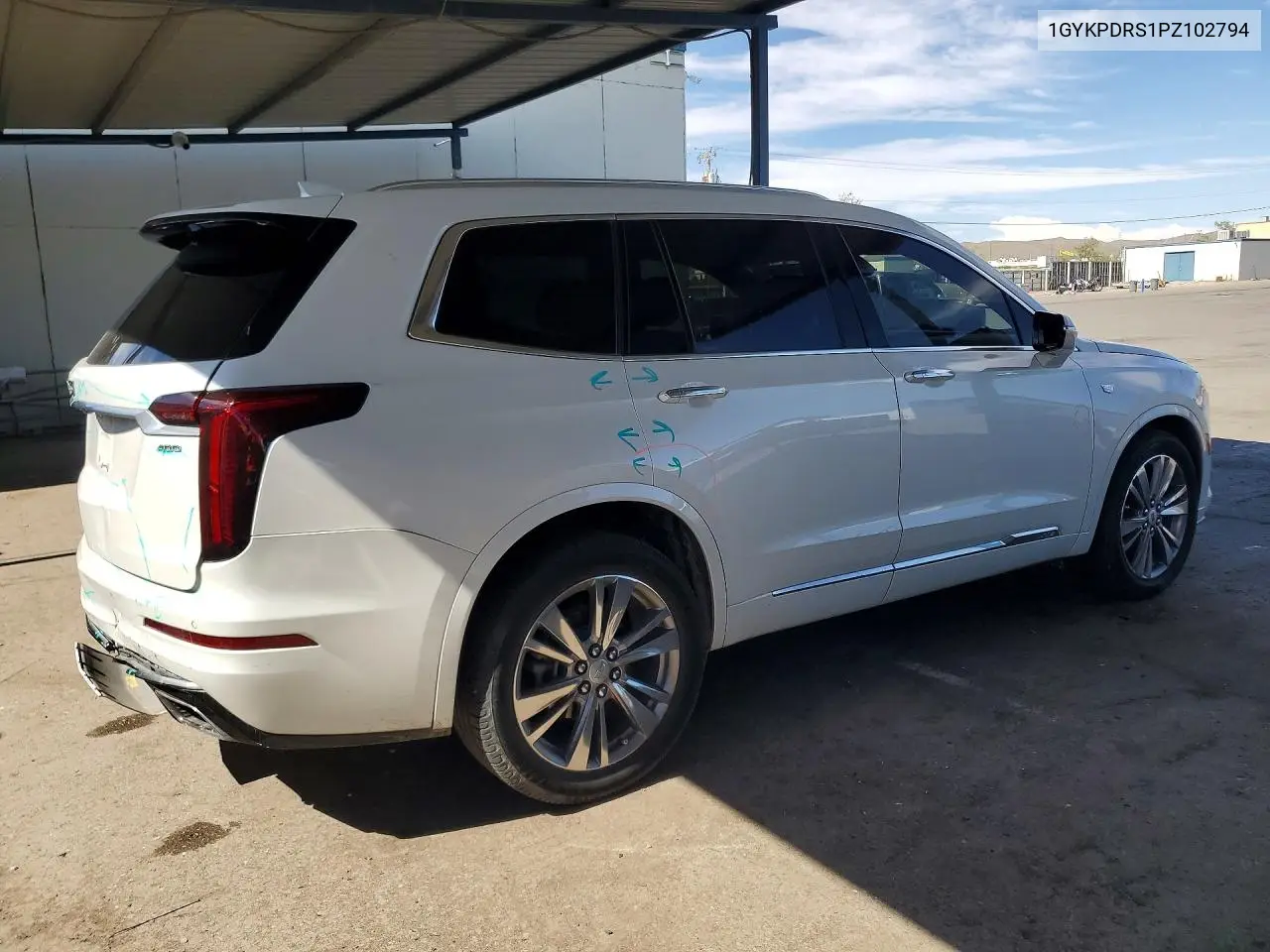 2023 Cadillac Xt6 Premium Luxury VIN: 1GYKPDRS1PZ102794 Lot: 56609346