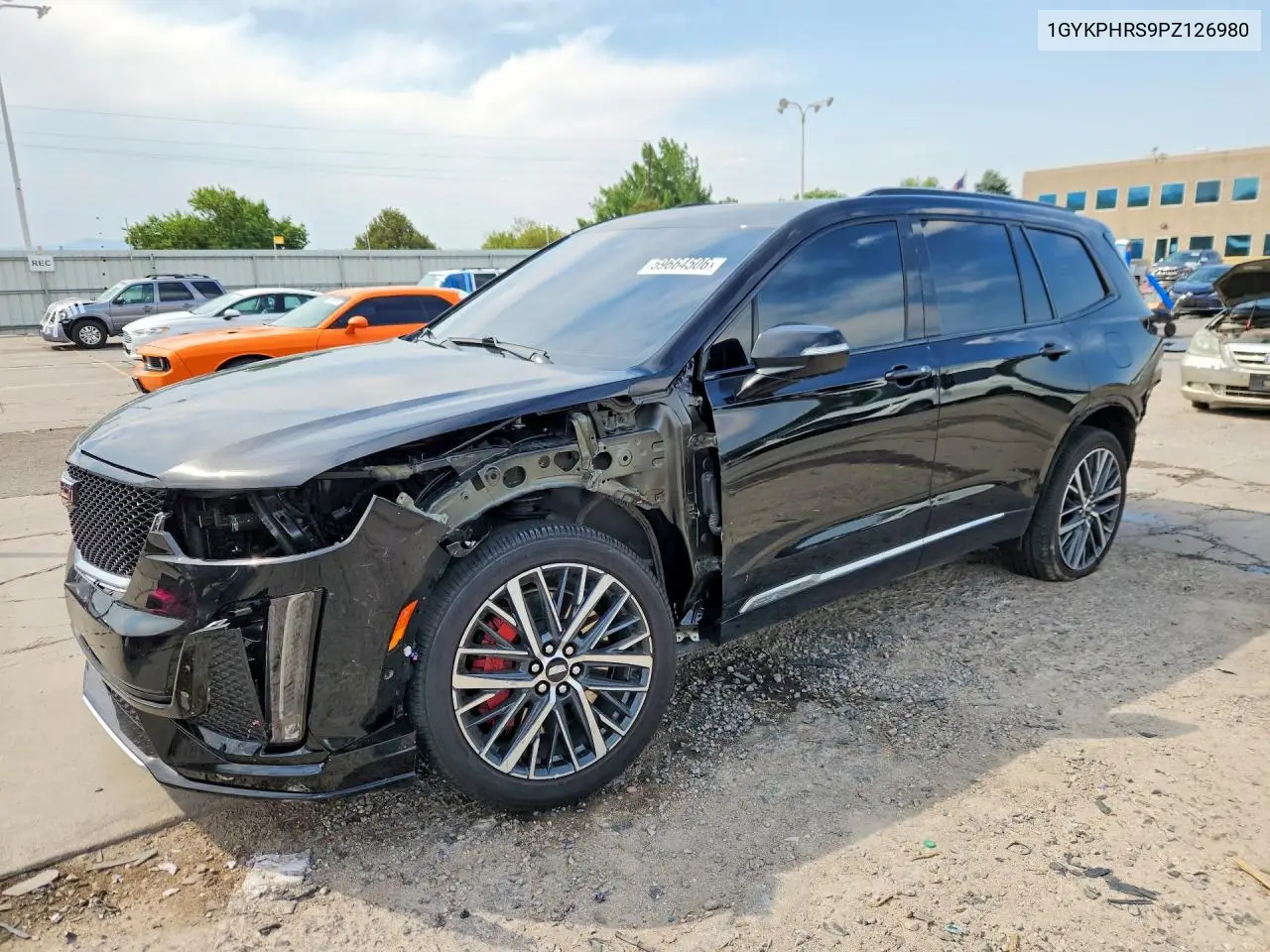 2023 Cadillac Xt6 Sport Platinum VIN: 1GYKPHRS9PZ126980 Lot: 59664506