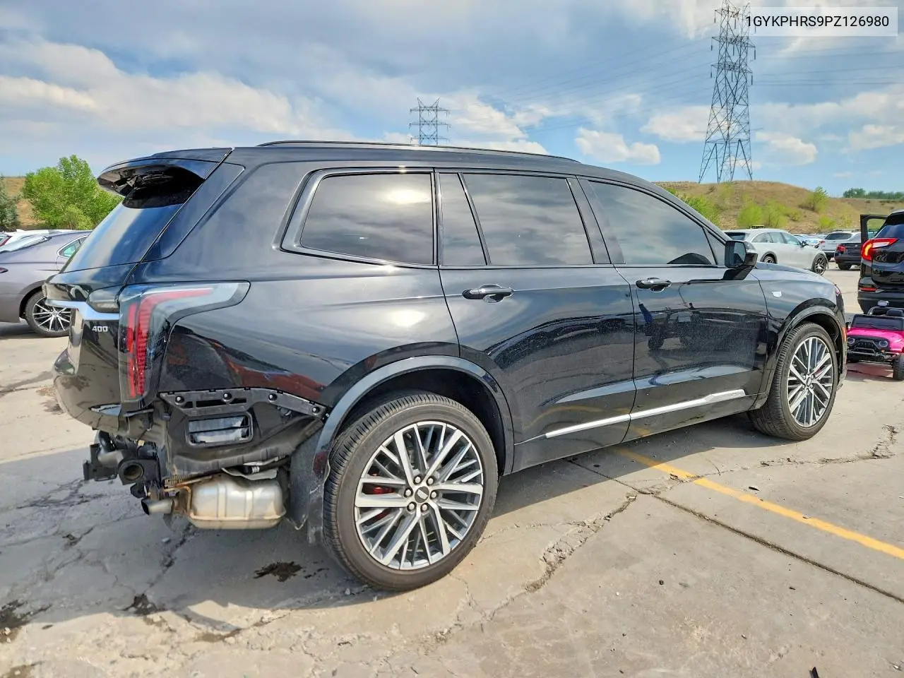 2023 Cadillac Xt6 Sport Platinum VIN: 1GYKPHRS9PZ126980 Lot: 59664506