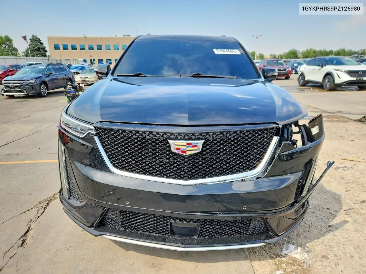 2023 Cadillac Xt6 Sport Platinum VIN: 1GYKPHRS9PZ126980 Lot: 59664506