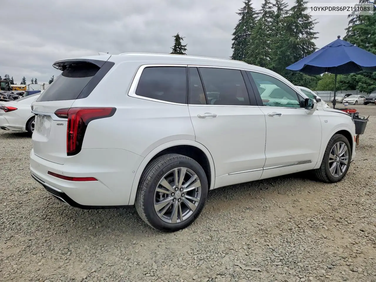 2023 Cadillac Xt6 Premium Luxury VIN: 1GYKPDRS6PZ191083 Lot: 59905716