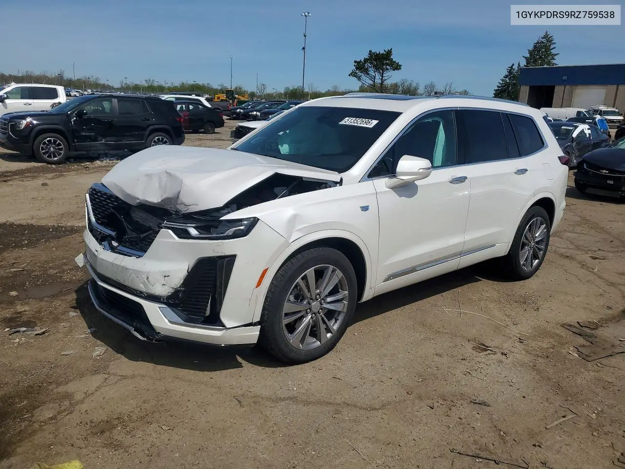 2024 Cadillac Xt6 Premium Luxury VIN: 1GYKPDRS9RZ759538 Lot: 51352696