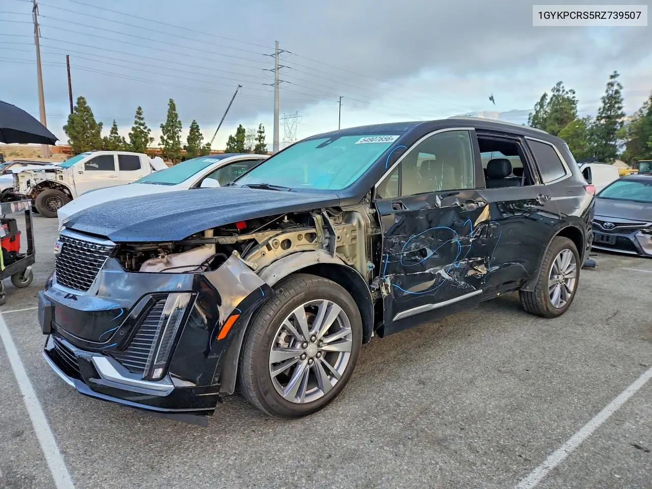 2024 Cadillac Xt6 Premium Luxury VIN: 1GYKPCRS5RZ739507 Lot: 54907656