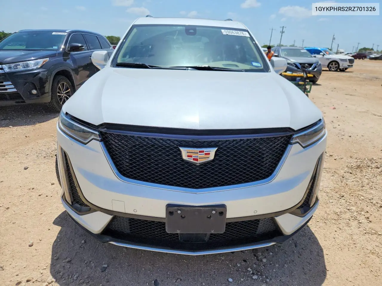 2024 Cadillac Xt6 Sport Platinum VIN: 1GYKPHRS2RZ701326 Lot: 59063876