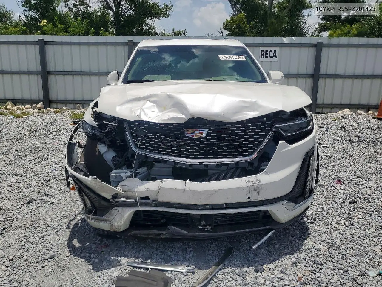 2024 Cadillac Xt6 Platinum Premium Luxury VIN: 1GYKPFRS5RZ701423 Lot: 60247556