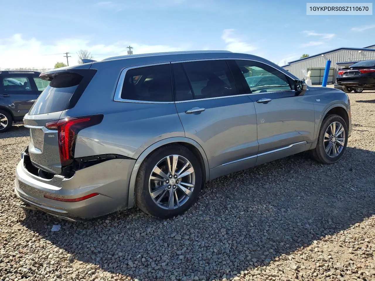 2025 Cadillac Xt6 Premium Luxury VIN: 1GYKPDRS0SZ110670 Lot: 53262166