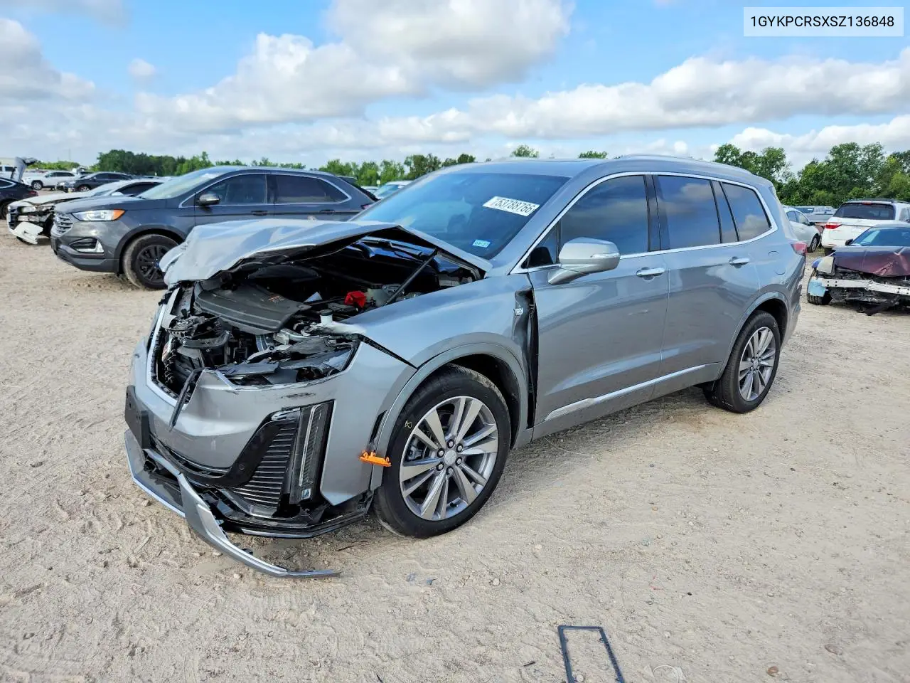 2025 Cadillac Xt6 Premium Luxury VIN: 1GYKPCRSXSZ136848 Lot: 53788766