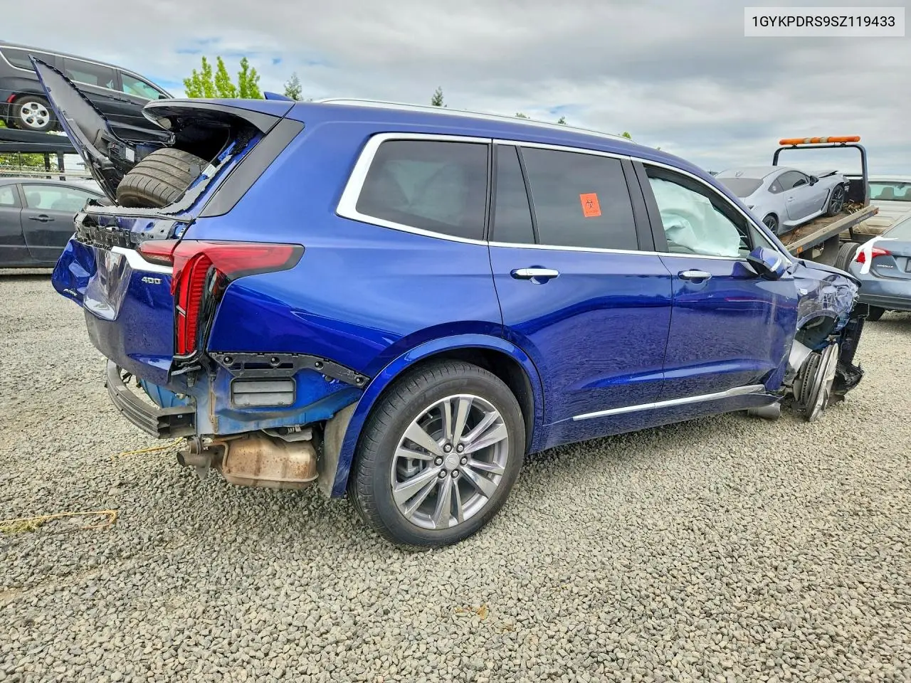 2025 Cadillac Xt6 Premium Luxury VIN: 1GYKPDRS9SZ119433 Lot: 55633106