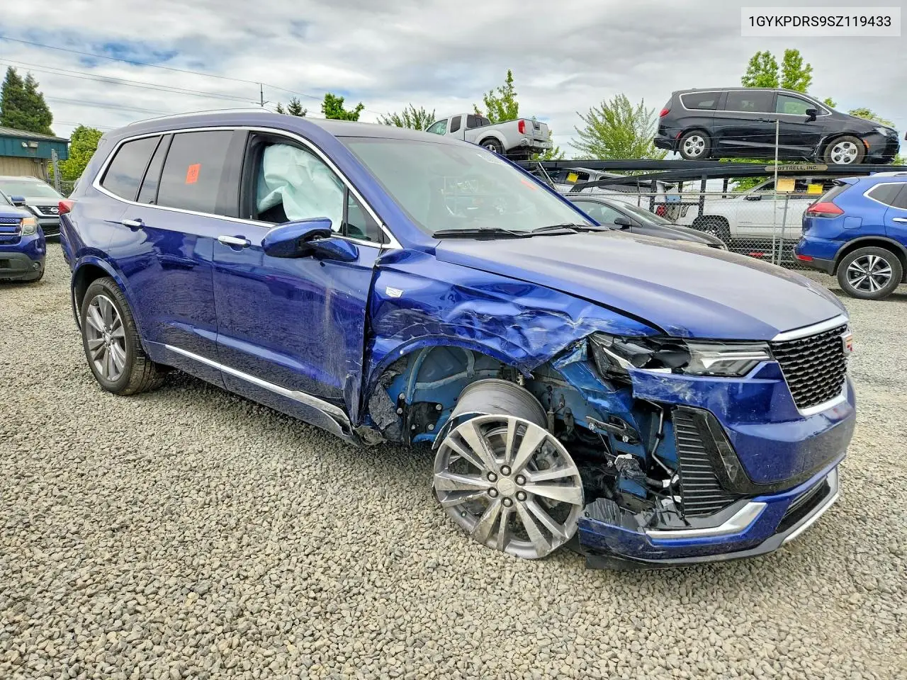 2025 Cadillac Xt6 Premium Luxury VIN: 1GYKPDRS9SZ119433 Lot: 55633106