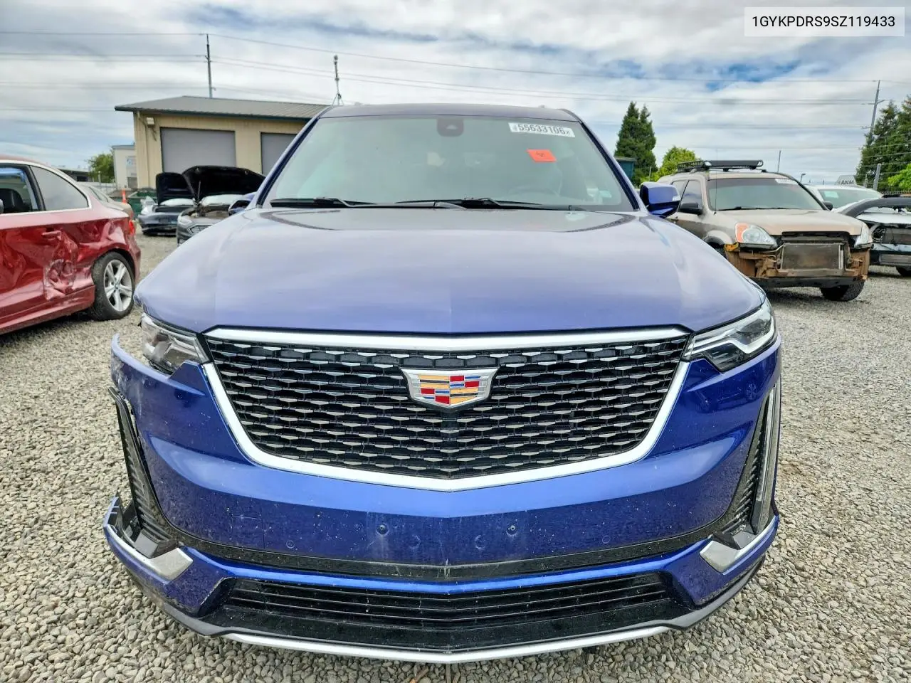 2025 Cadillac Xt6 Premium Luxury VIN: 1GYKPDRS9SZ119433 Lot: 55633106