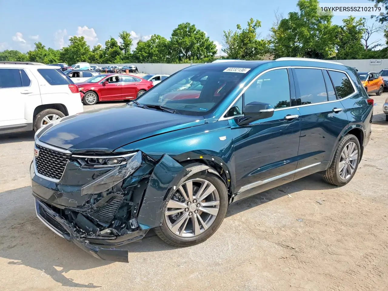 2025 Cadillac Xt6 Platinum Premium Luxury VIN: 1GYKPERS5SZ102179 Lot: 60232136