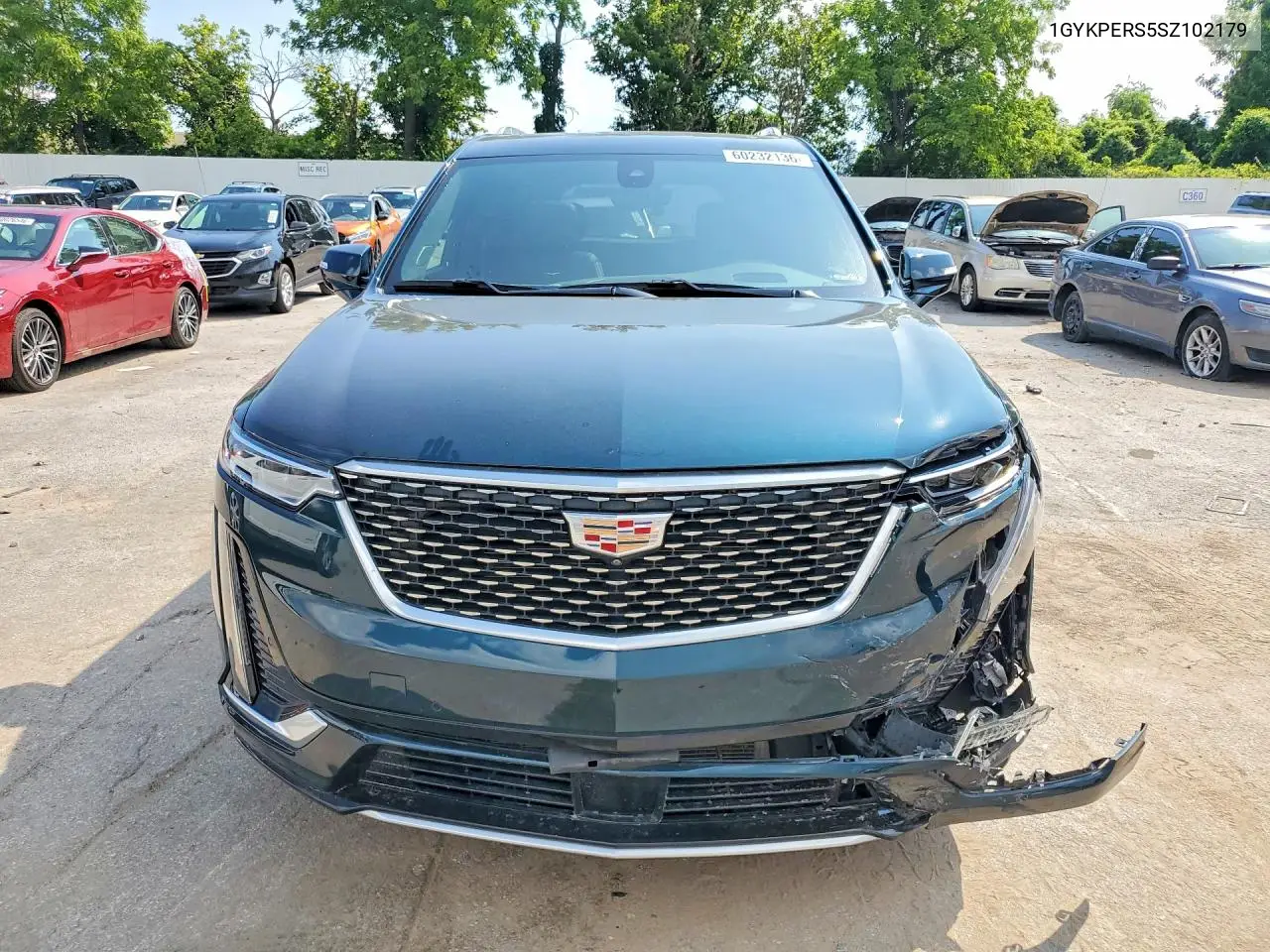 2025 Cadillac Xt6 Platinum Premium Luxury VIN: 1GYKPERS5SZ102179 Lot: 60232136