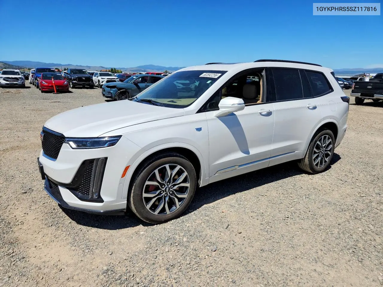 2025 Cadillac Xt6 Sport Platinum VIN: 1GYKPHRS5SZ117816 Lot: 60592256