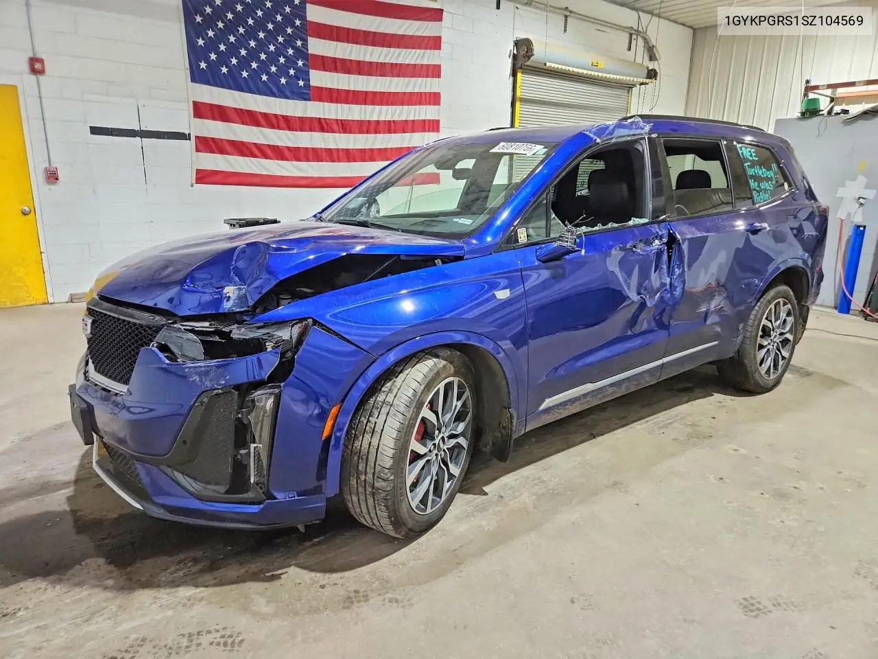 2025 Cadillac Xt6 Sport VIN: 1GYKPGRS1SZ104569 Lot: 60810756