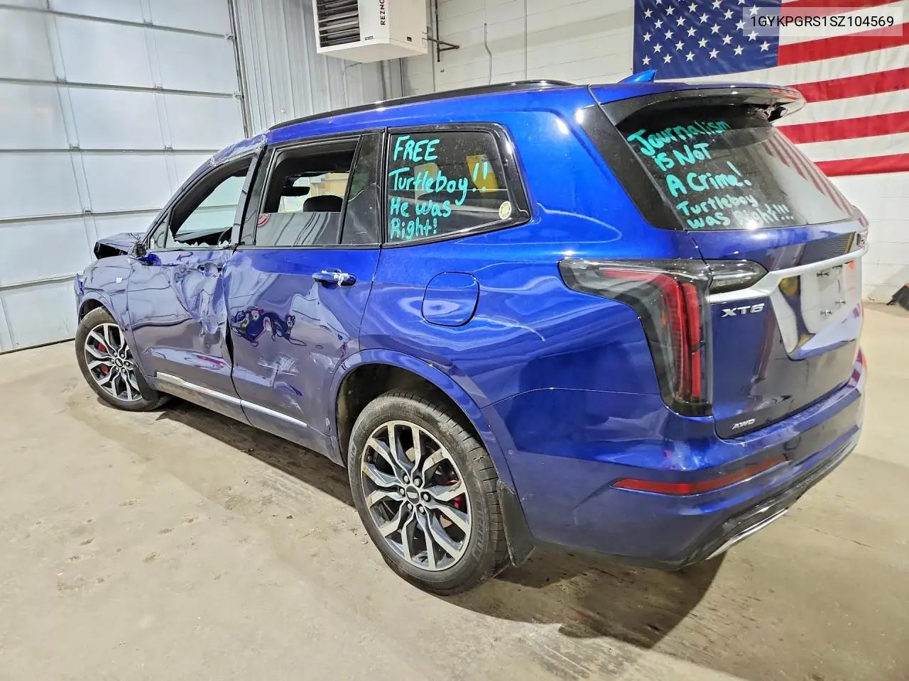 2025 Cadillac Xt6 Sport VIN: 1GYKPGRS1SZ104569 Lot: 60810756