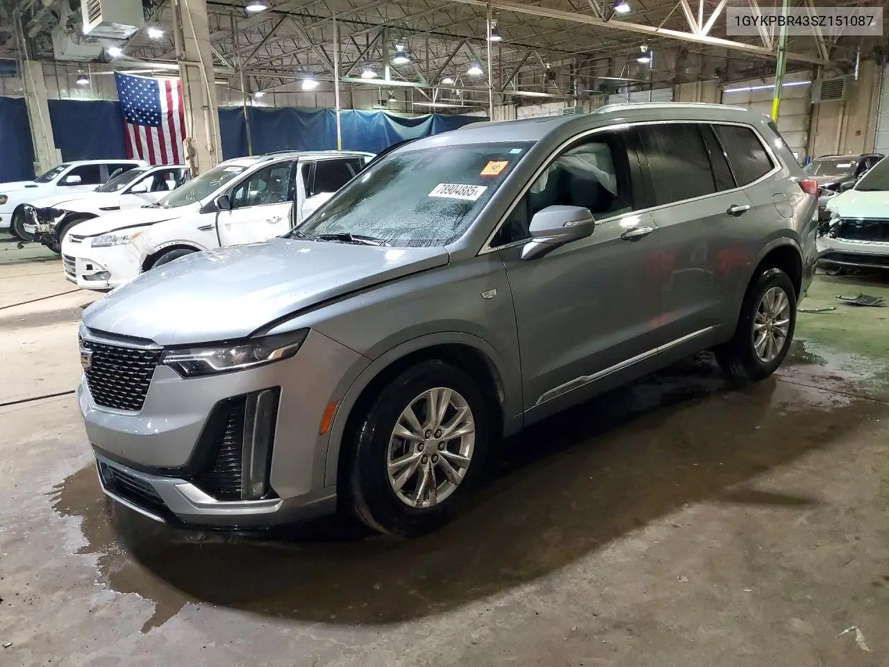 2025 Cadillac Xt6 Luxury VIN: 1GYKPBR43SZ151087 Lot: 78904885
