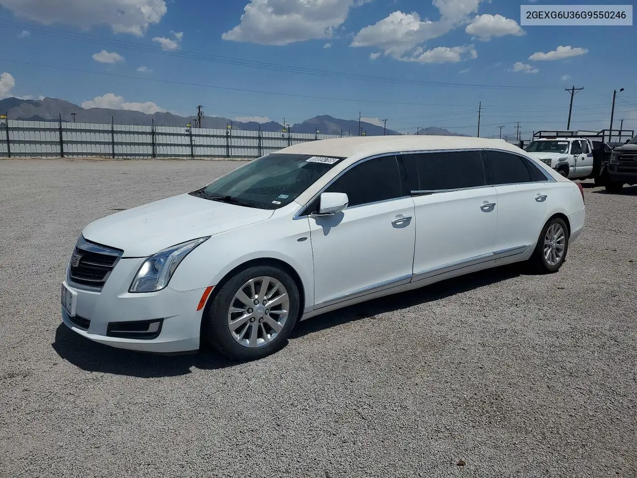 2016 Cadillac Xts Limousine VIN: 2GEXG6U36G9550246 Lot: 59004706