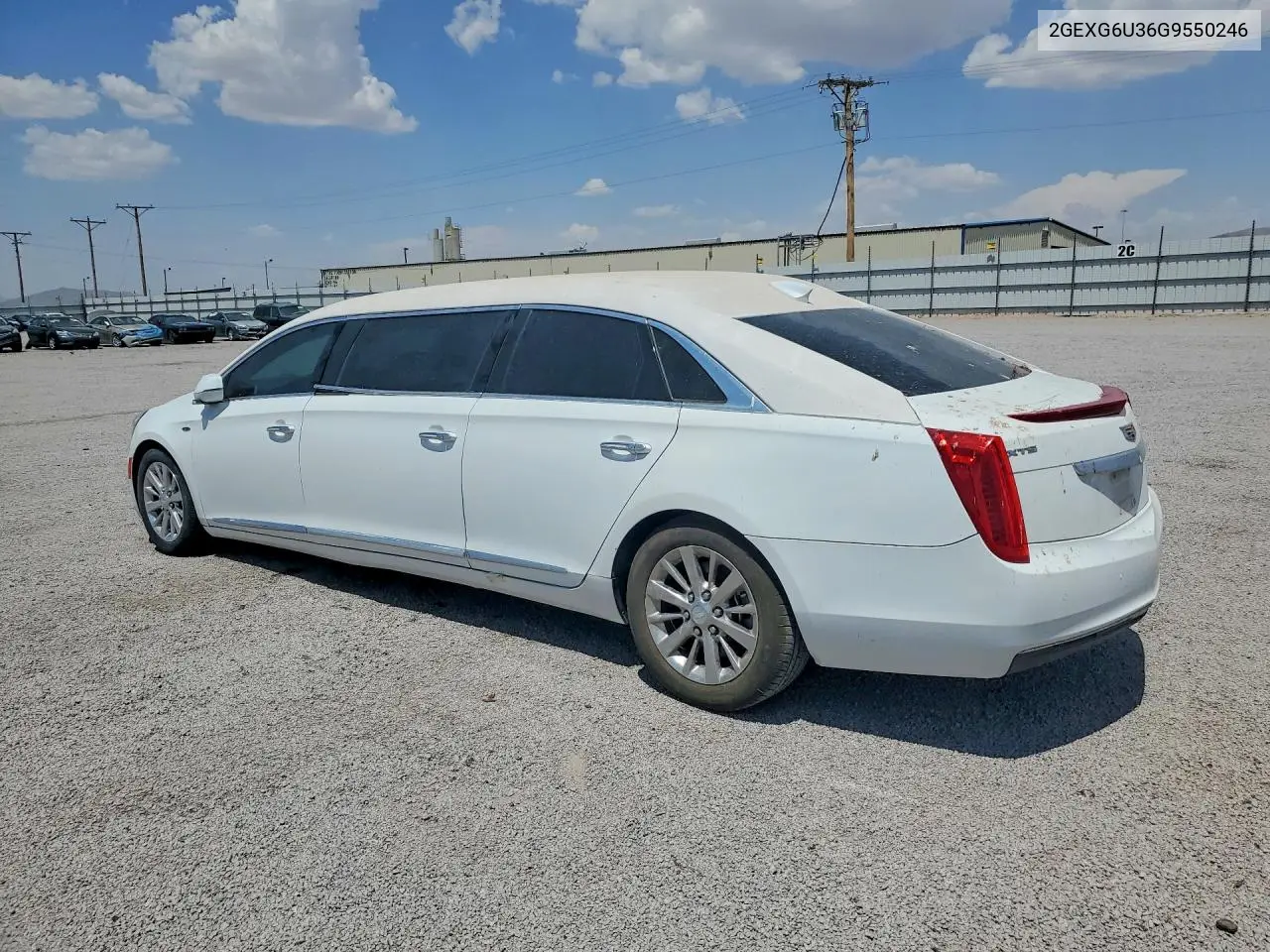 2016 Cadillac Xts Limousine VIN: 2GEXG6U36G9550246 Lot: 59004706