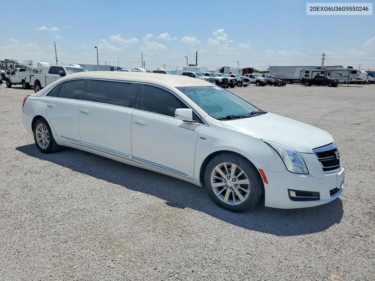 2016 Cadillac Xts Limousine VIN: 2GEXG6U36G9550246 Lot: 59004706