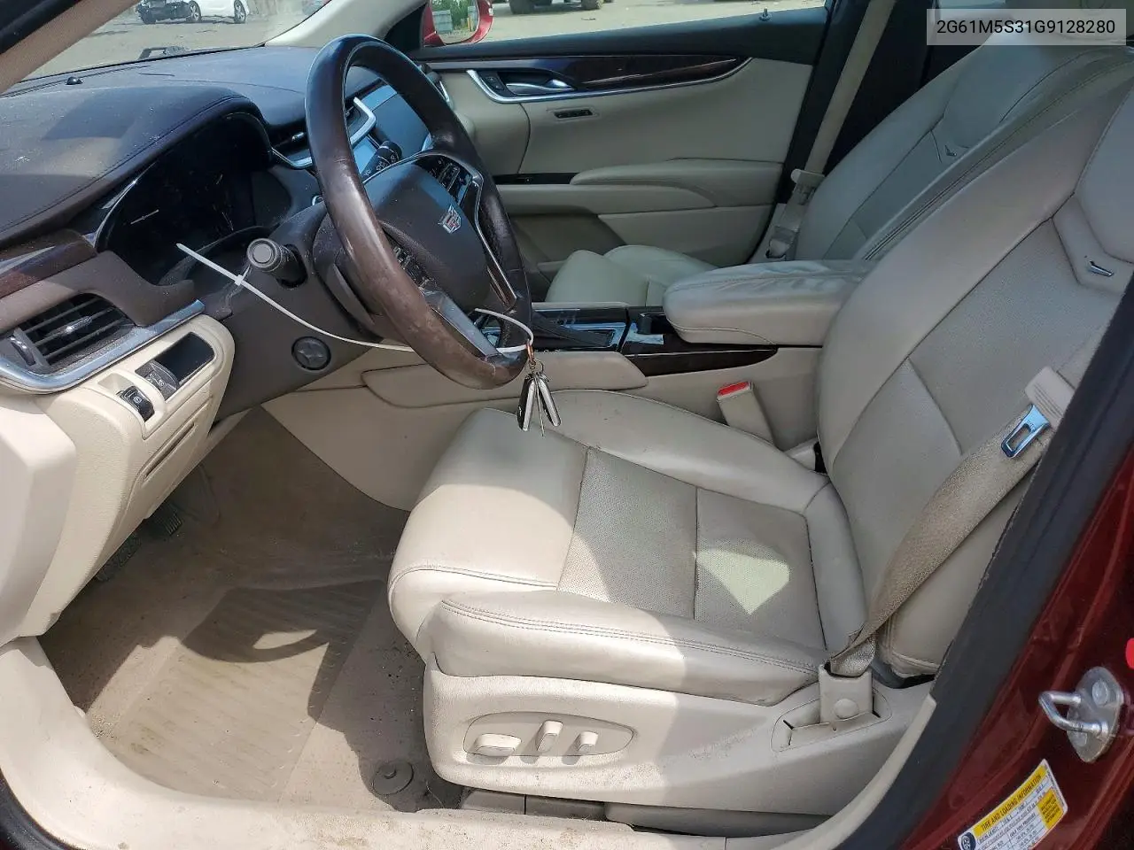 2016 Cadillac Xts Luxury Collection VIN: 2G61M5S31G9128280 Lot: 60188886