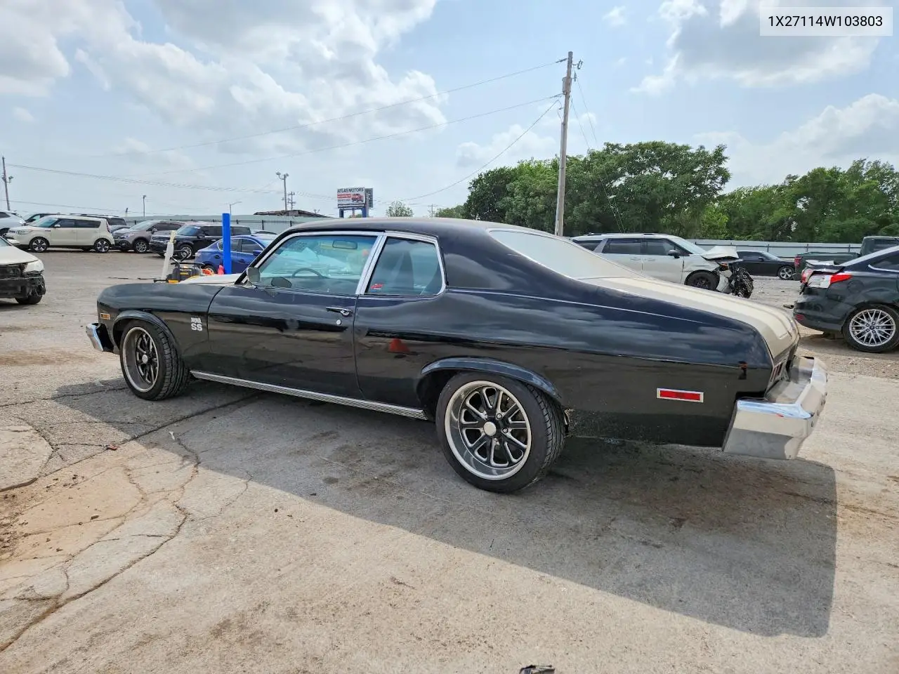 1974 Chevrolet Nova Ss VIN: 1X27H4W103803 Lot: 50758556