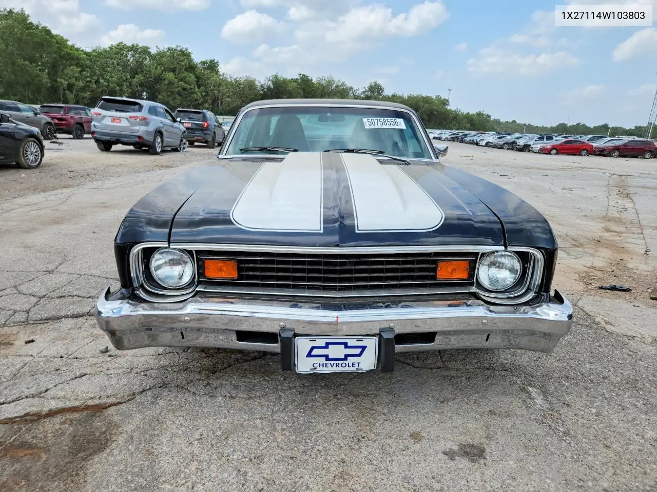 1974 Chevrolet Nova Ss VIN: 1X27H4W103803 Lot: 50758556