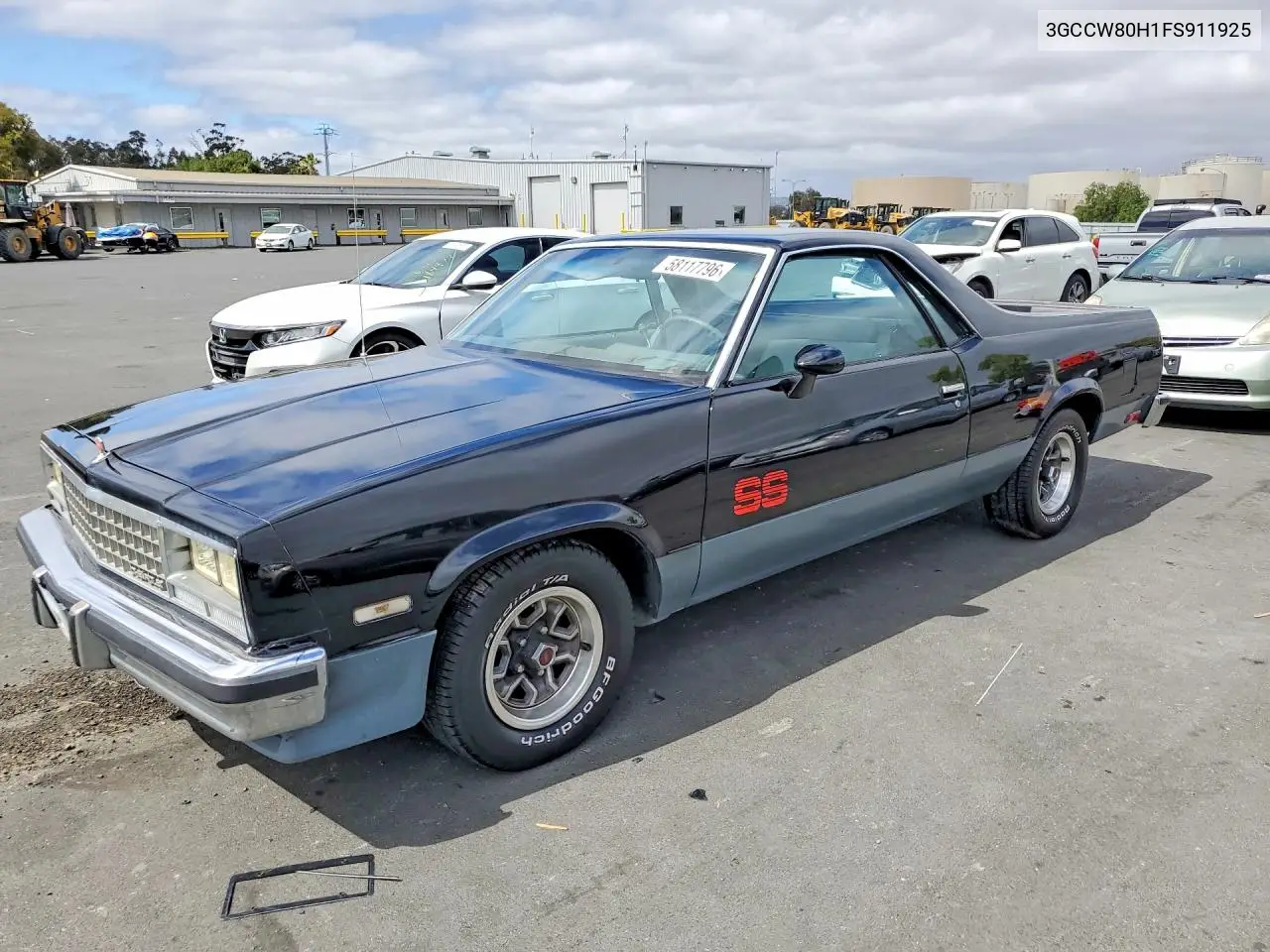 1985 Chevrolet El Camino VIN: 3GCCW80H1FS911925 Lot: 58117796