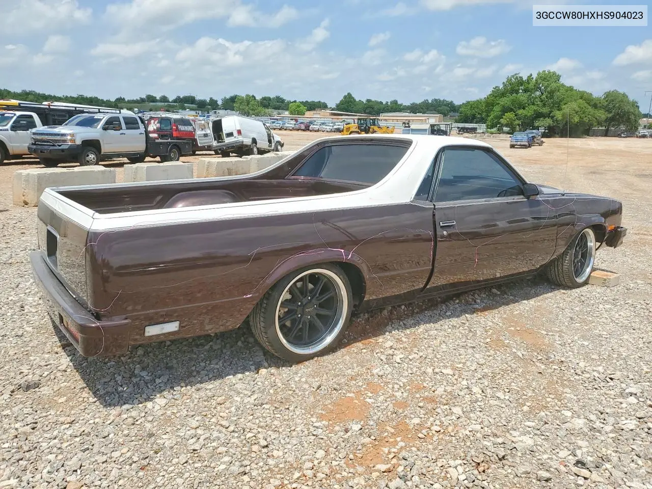 1987 Chevrolet El Camino VIN: 3GCCW80HXHS904023 Lot: 54788526