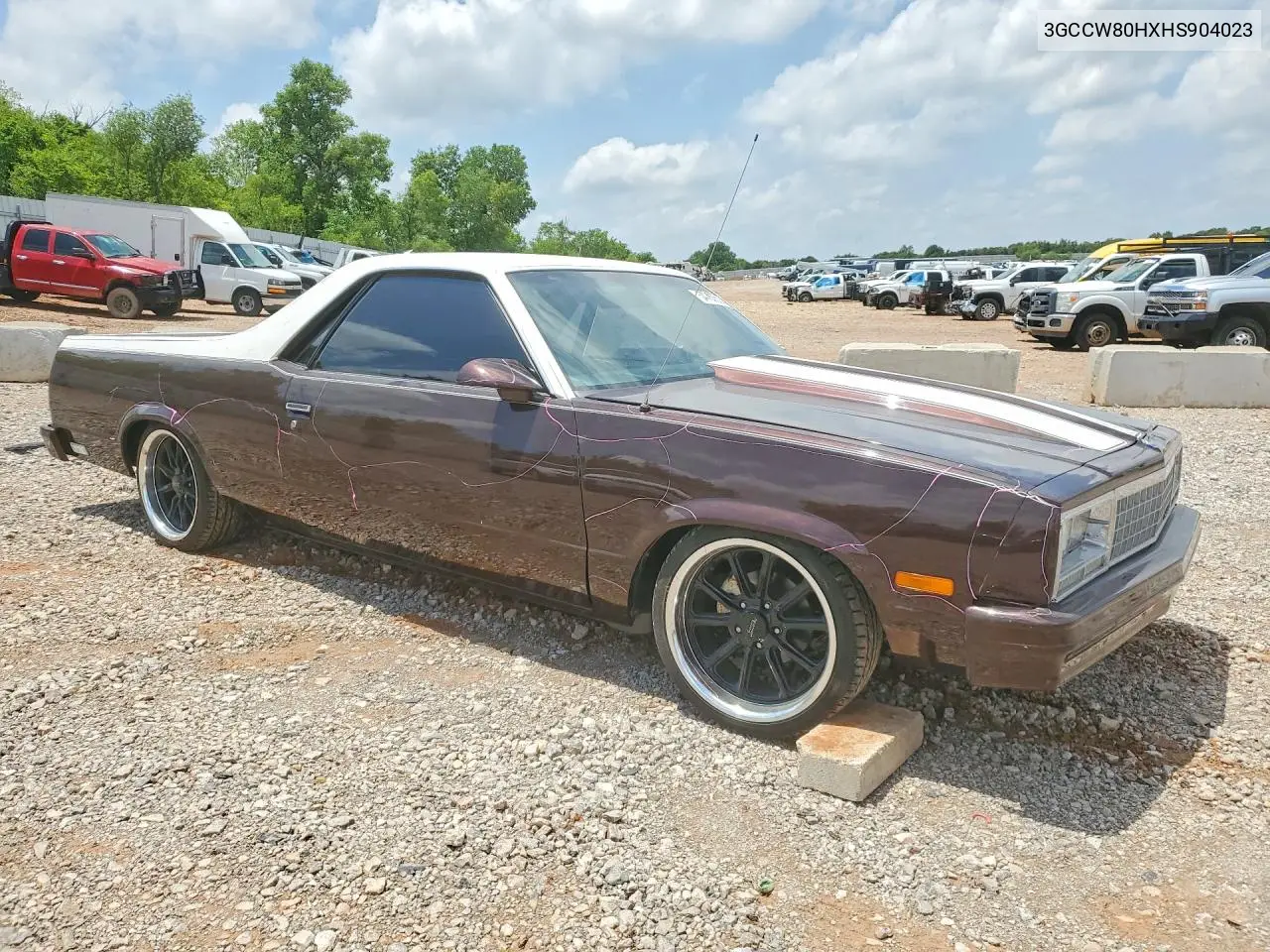 1987 Chevrolet El Camino VIN: 3GCCW80HXHS904023 Lot: 54788526