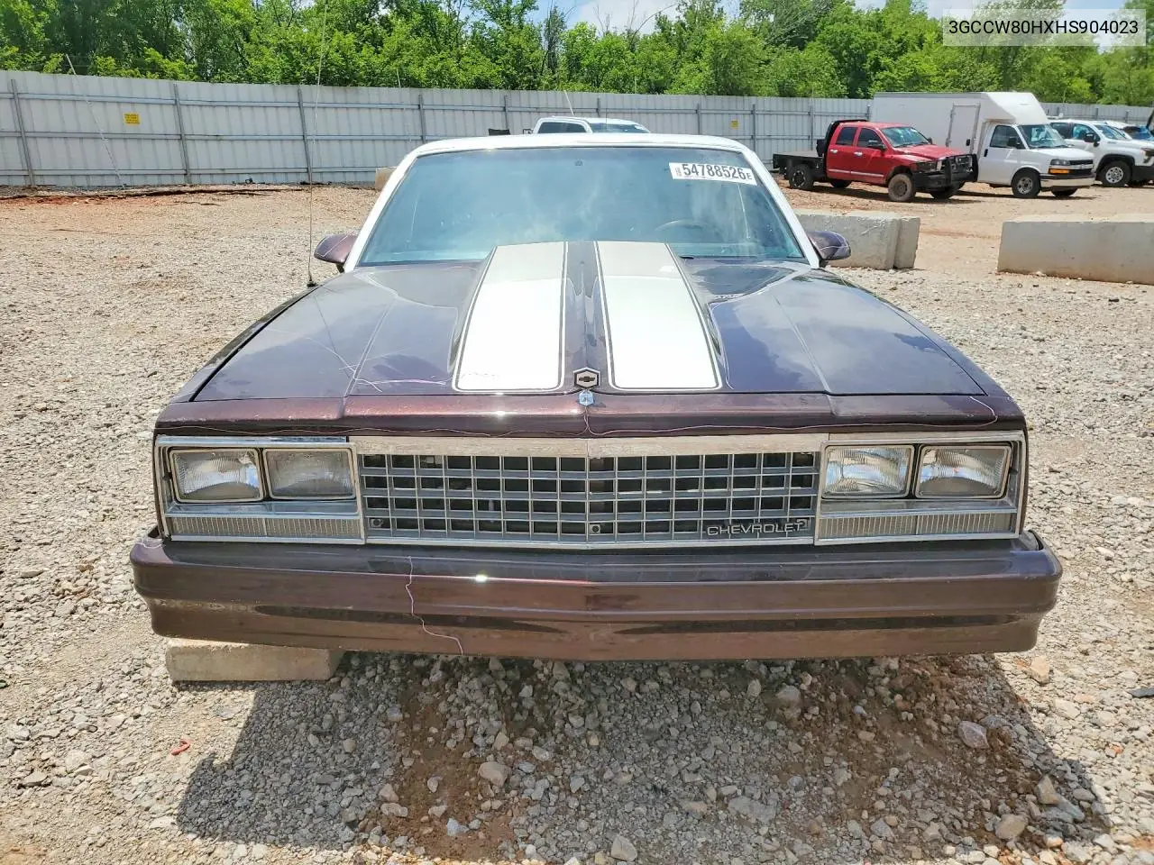 1987 Chevrolet El Camino VIN: 3GCCW80HXHS904023 Lot: 54788526