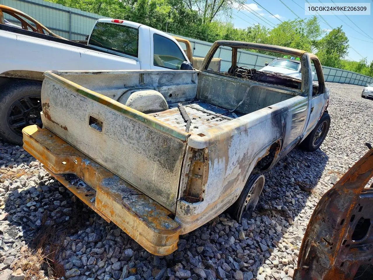 1989 Chevrolet Gmt-400 K2500 VIN: 1GCGK24K9KE206309 Lot: 51632906