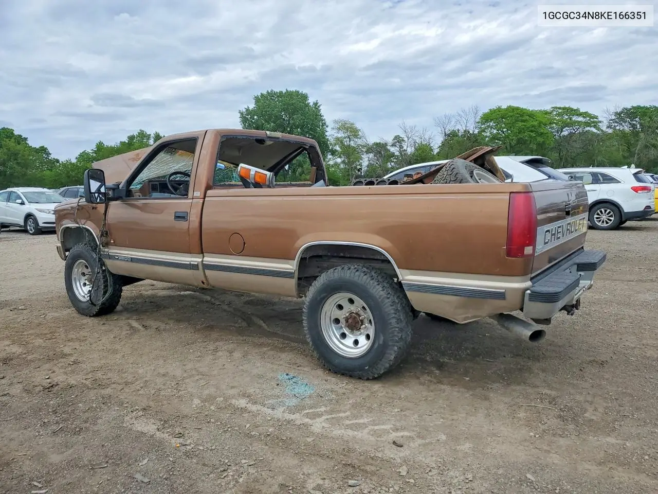 1989 Chevrolet Gmt-400 C3500 VIN: 1GCGC34N8KE166351 Lot: 54091676