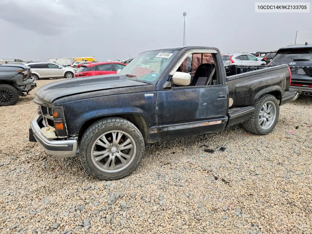 1989 Chevrolet Gmt-400 C1500 VIN: 1GCDC14K9KZ133705 Lot: 54261686