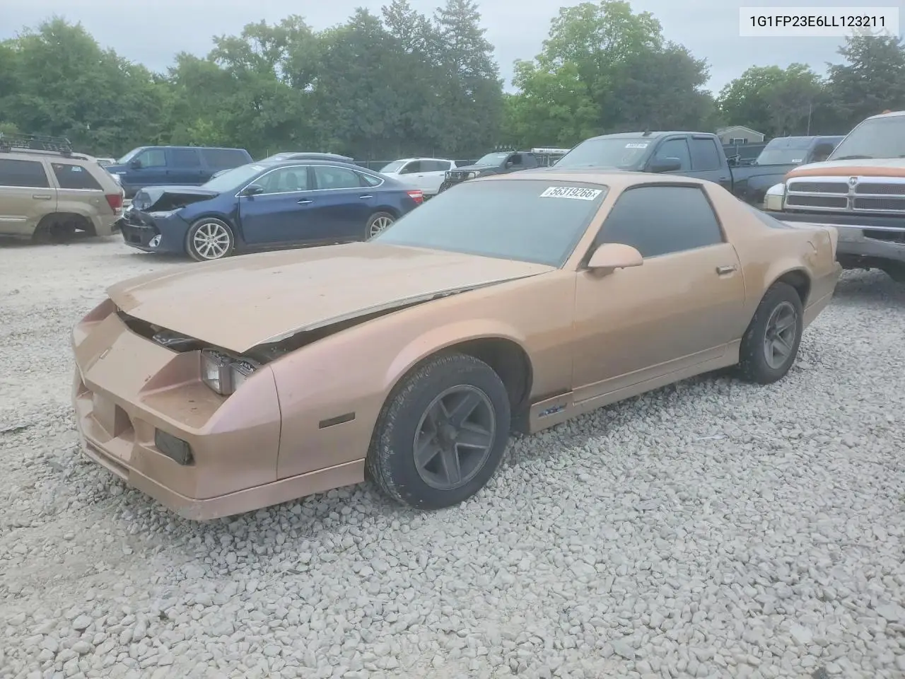 1990 Chevrolet Camaro Rs VIN: 1G1FP23E6LL123211 Lot: 56319266