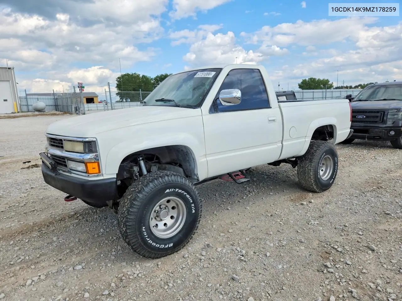 1991 Chevrolet Gmt-400 K1500 VIN: 1GCDK14K9MZ178259 Lot: 57751066