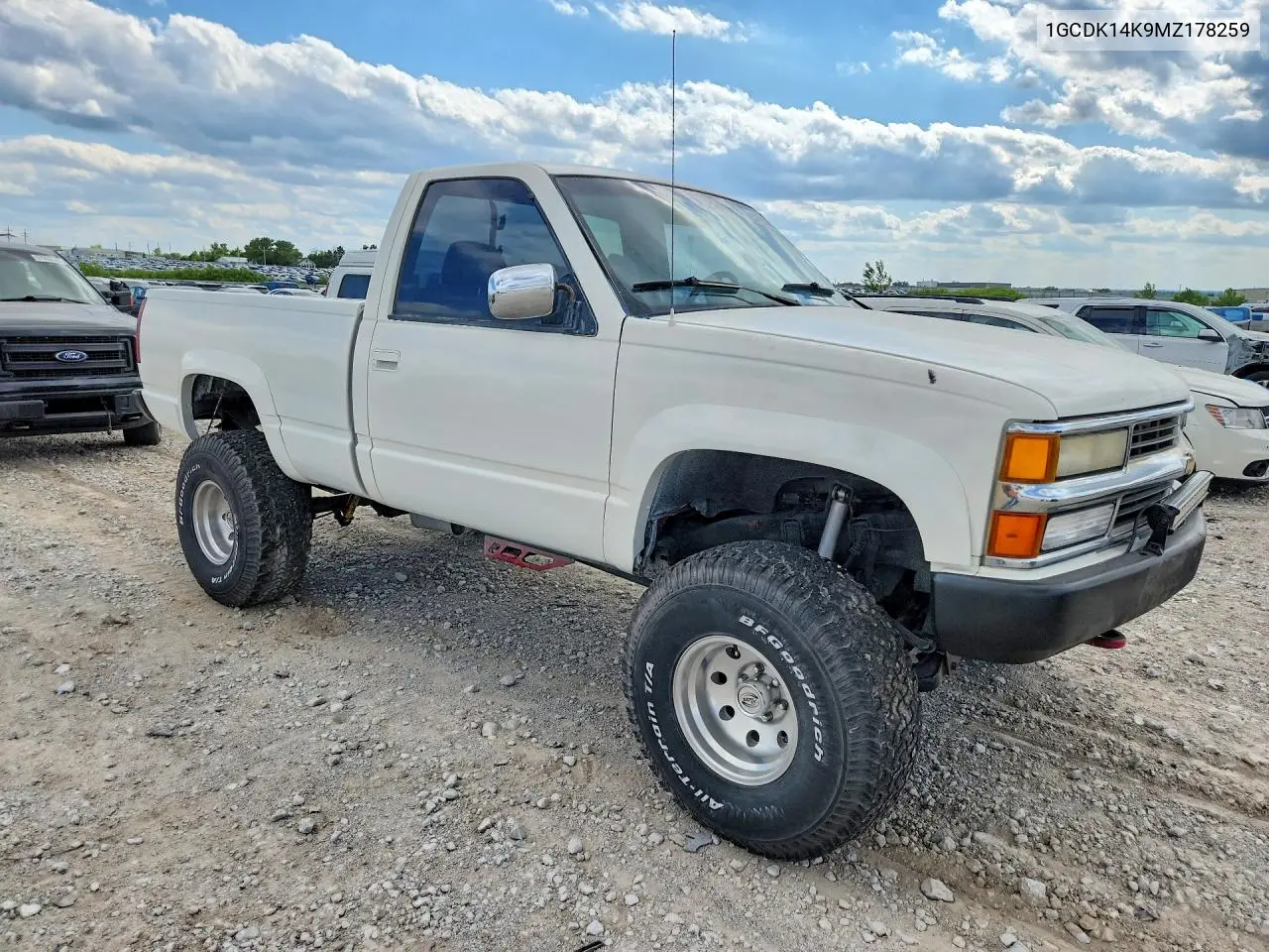 1991 Chevrolet Gmt-400 K1500 VIN: 1GCDK14K9MZ178259 Lot: 57751066