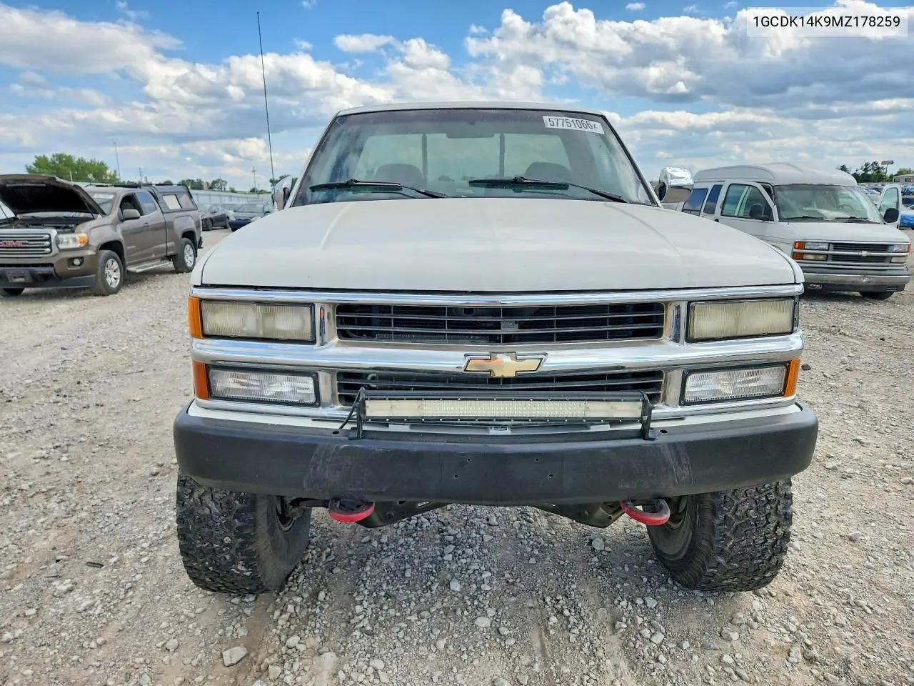 1991 Chevrolet Gmt-400 K1500 VIN: 1GCDK14K9MZ178259 Lot: 57751066