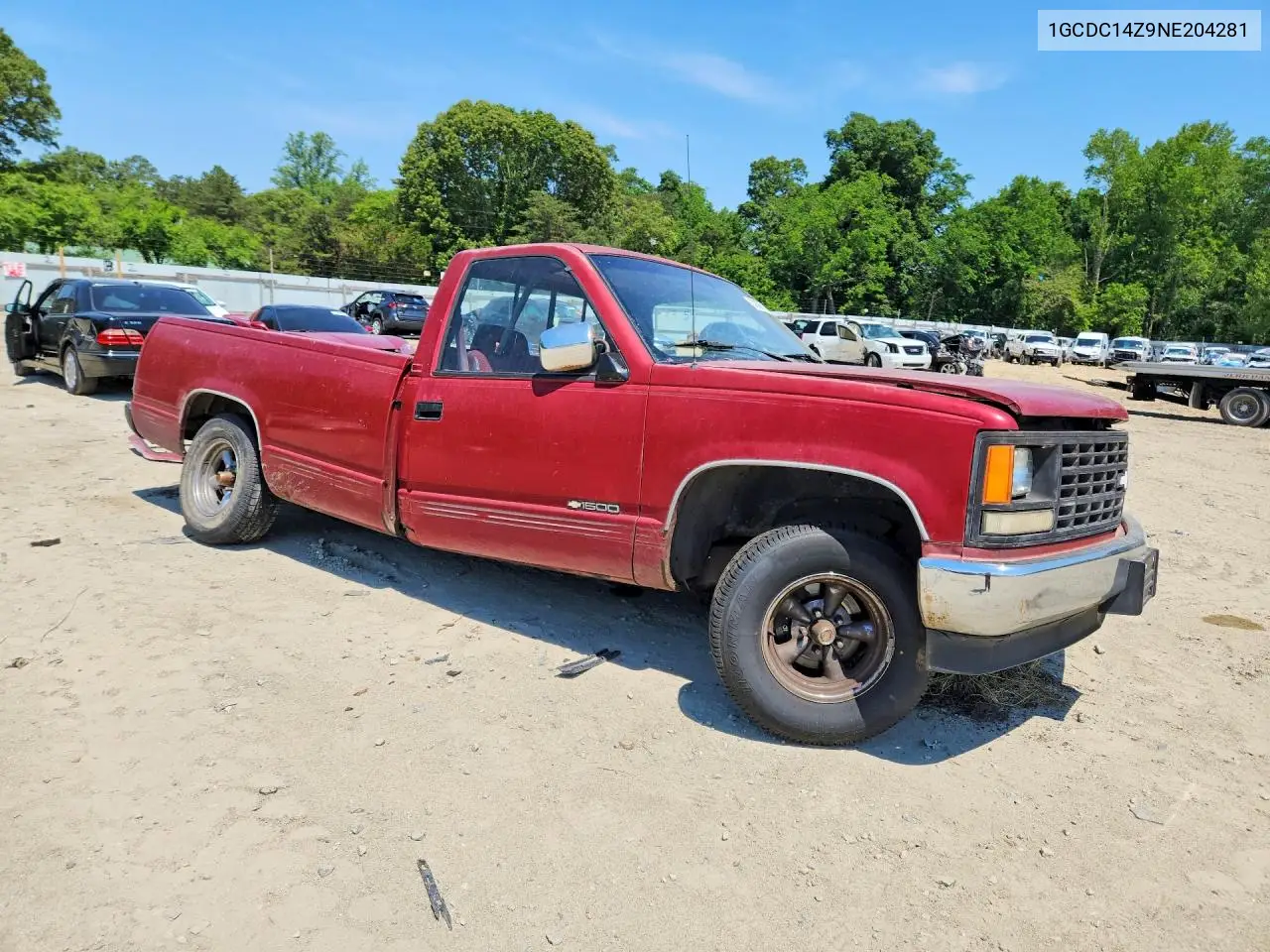 1992 Chevrolet Gmt-400 C1500 VIN: 1GCDC14Z9NE204281 Lot: 53803716